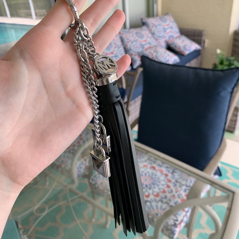 MK tassel key chain